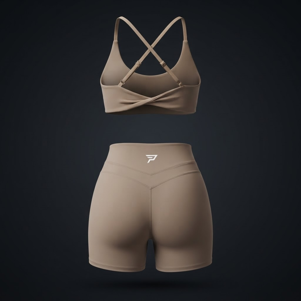ENSEMBLE FITNESS BEIGE - WOMEN
